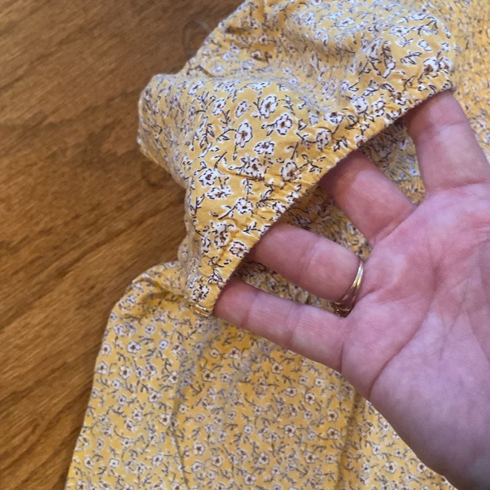 June & Hudson romper, yellow, white, black and copper size medium - Picture 11 of 11